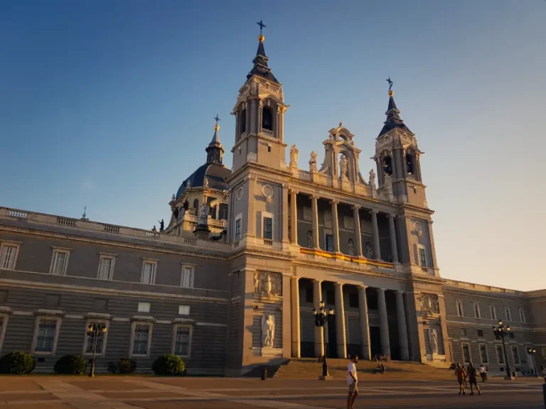 Almudena Cathedral Sunset