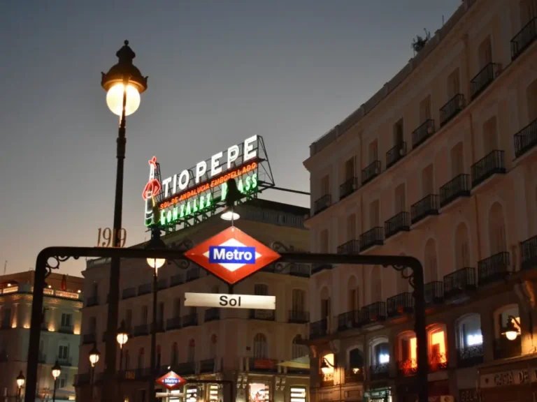Tio Pepe Madrid at Night